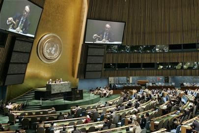 UN General Assembly adopts resolution to mark end of WWII