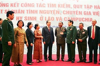 Evalúan búsqueda y repatriación de mártires vietnamitas en Laos y Camboya