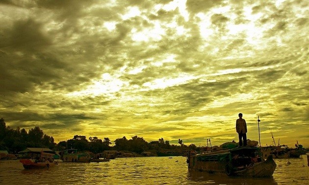 El mercado flotante Nga Nam en Soc Trang