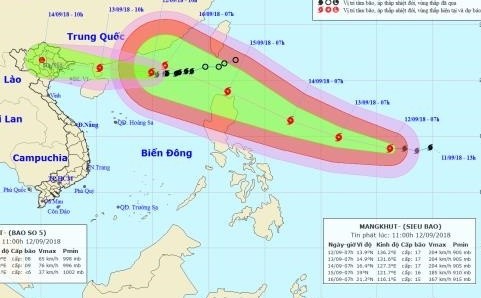 Vietnam prepara los planes de acción ante el supertifón de Mangkhut