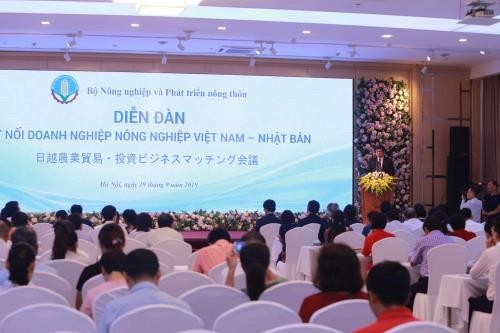 Celebran Foro de Conexión de Empresas Agrícolas Vietnam-Japón