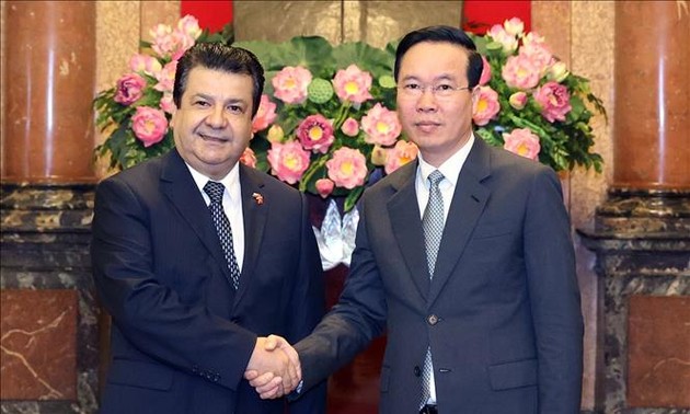 Presidente de Vietnam recibe a embajadores de Chile, UAE y Sri Lanka