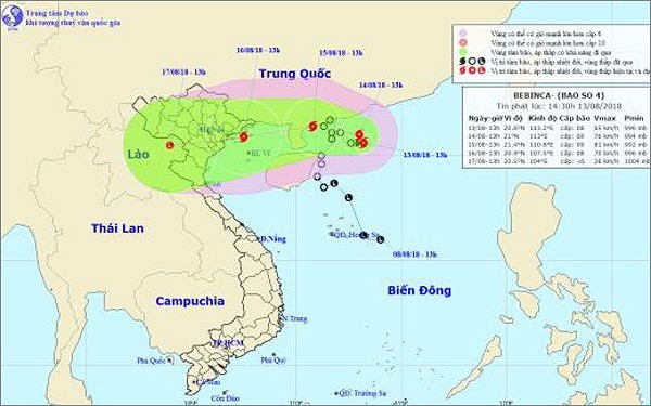 Localities respond to storm Bebinca