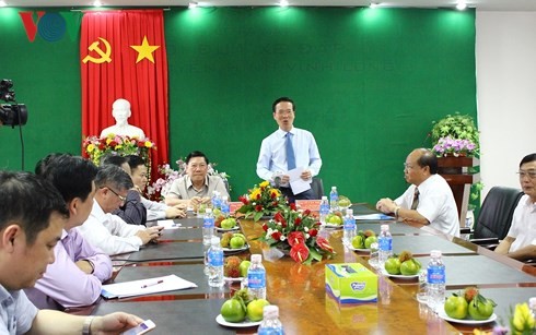 Déplacement de Vo Van Thuong à Vinh Long