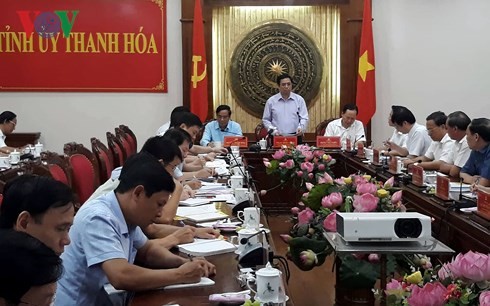 Pham Minh Chinh en déplacement à Thanh Hoa