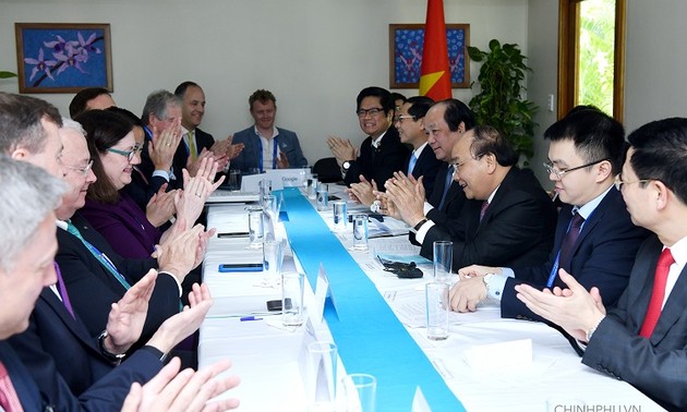 Nguyên xuân Phuc rencontre des chefs d’entreprises américaines