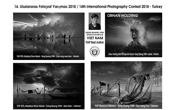 Les photographes vietnamiens primés à un concours de photographie en Turquie