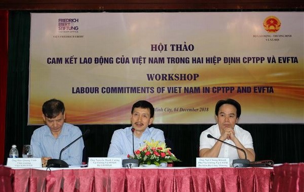 Emploi: colloque sur les engagements du Vietnam dans le cadre d’accords de libre-échange