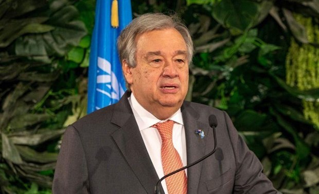 Le patron de l'ONU en tournée pour le climat, un combat “pas en bonne voie“