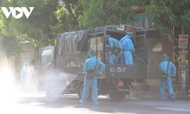 Covid-19: la distanciation sociale appliquée à Vinh