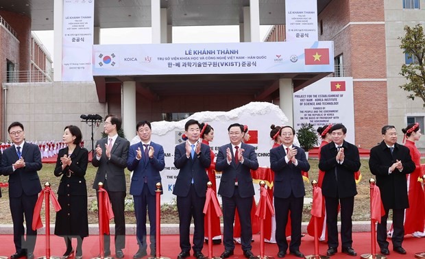 Inauguration de l’Institut des Sciences et de la Technologie Vietnam-République de Corée