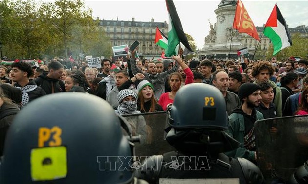 Solidarité avec les Palestiniens: Manifestations dans plusieurs pays