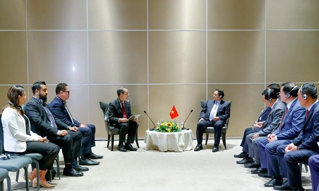 Pham Minh Chinh rencontre les dirigeants des principaux groupes brésiliens 