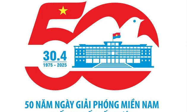 Le Vietnam dévoile le logo du 50e anniversaire de la réunification nationale