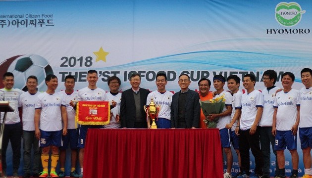 한국 졸업 베트남 유학생을 위한 ICFood축구 대회