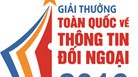 Giải thưởng toàn quốc về thông tin đối ngoại năm 2016 