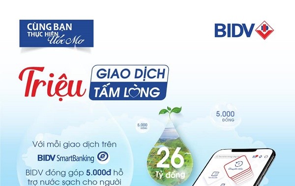 BIDV đóng góp 26 tỷ đồng hỗ trợ nhân dân bị ảnh hưởng bởi hạn, mặn