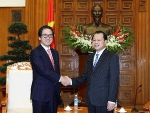 Deputi PM Vietnam Vu Van Ninh  menerima Presiden merangkap  Direktor Jenderal Badan Promosi Dagang Jepang