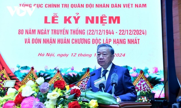 Le Département général de la politique de l'Armée populaire vietnamienne fête ses 80 ans