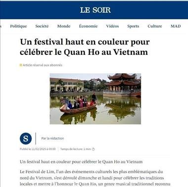 La Belgique découvre le festival Lim du Vietnam