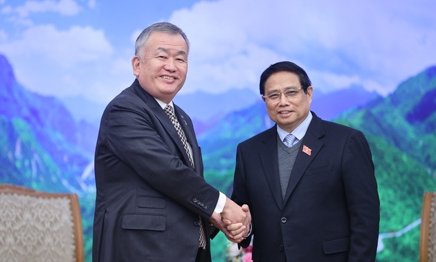 Pham Minh Chinh encourage le groupe Yamato à développer des centres logistiques au Vietnam