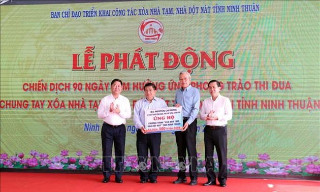 Ninh Thuân est déterminée à atteindre bientôt l'objectif d'éliminer les maisons précaires et délabrées