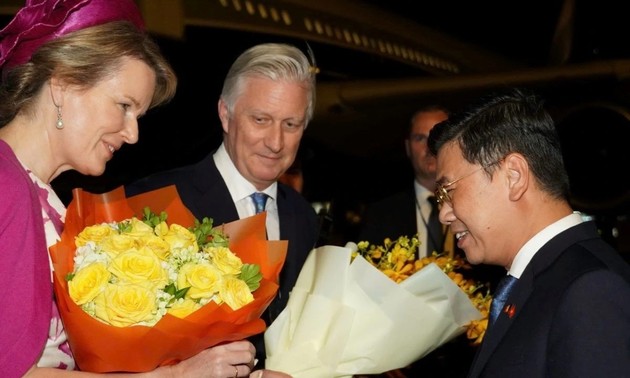 Le roi et la reine des belges en visite à Hô Chi Minh-ville