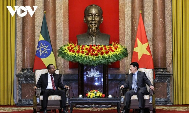 Luong Cuong rencontre le Premier ministre éthiopien
