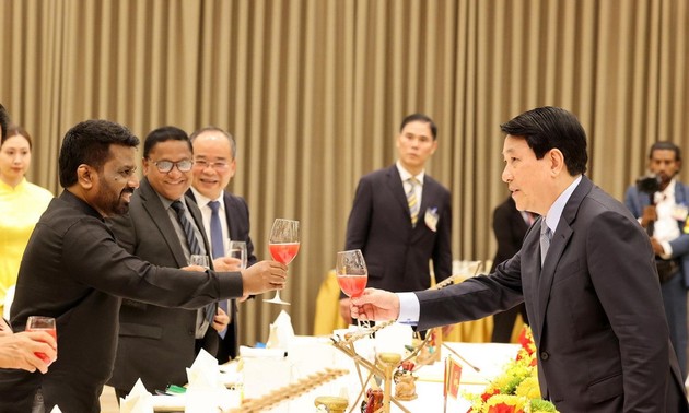 Dîner officiel en l’honneur du président sri-lankais: renforcement des liens bilatéraux