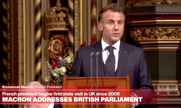 Emmanuel Macron à Londres: un appel franco-britannique pour l’ordre mondial 