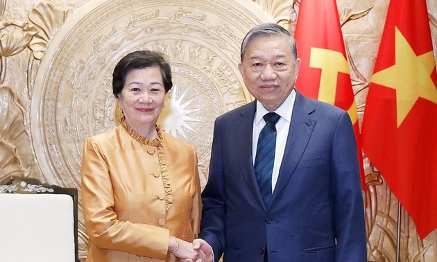 Tô Lâm reçoit l’ambassadrice du Cambodge  