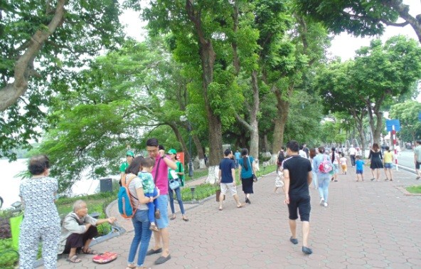 Пешеходное пространство в Ханое