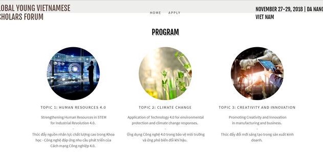В Дананге пройдёт первый глобальный форум молодой интеллигенции Вьетнама