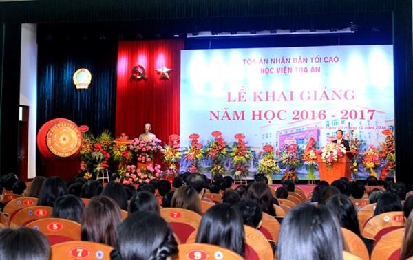 Tran Dai Quang à l’Académie de formation de la magistrature