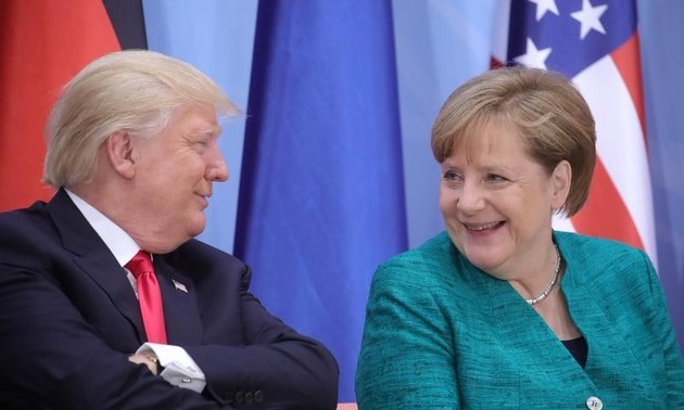 Trump a félicité Merkel pour sa victoire