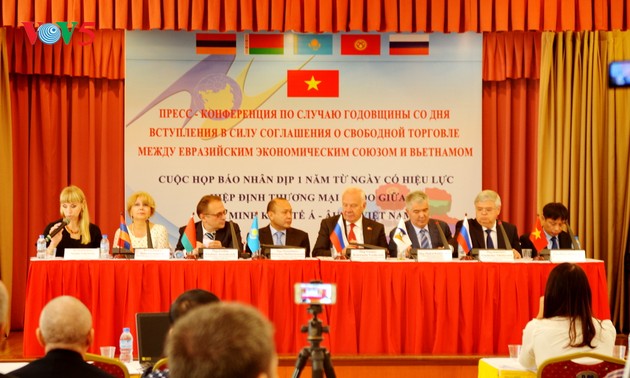 Accord de libre échange Vietnam-Union économique eurasiatique : moteur du développement