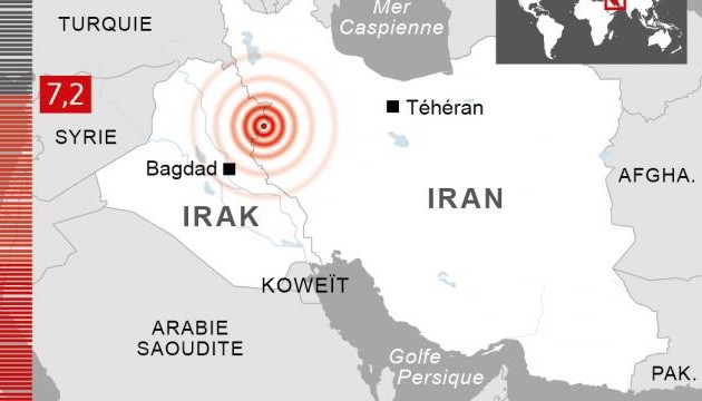 Séisme de magnitude 7,3 à la frontière Iran-Irak: au moins 36 morts