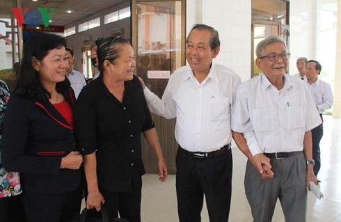 Truong Hoa Binh à l’écoute des électeurs de Long An