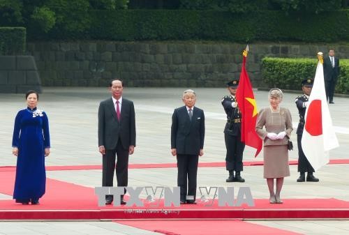 La visite du président vietnamien couverte par les médias japonais