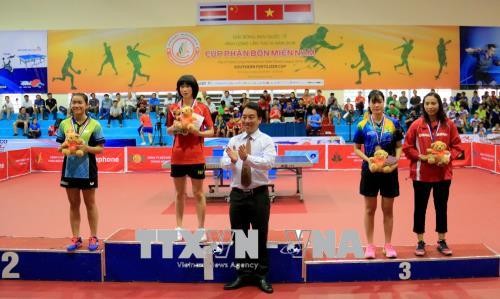 Clôture du 3e tournoi international de tennis de table Vinh Long 2018