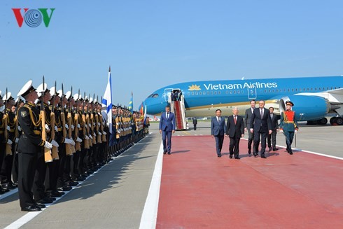 Nguyên Phu Trong est arrivé en Russie