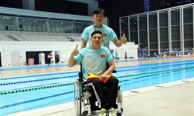 ASIAN Para Games 2018:  Nguyên Huy Hoàng bat son record