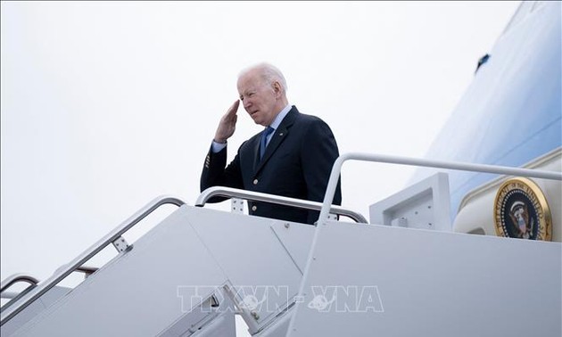 Sommet du G7: Arrivée de Joe Biden en Allemagne 