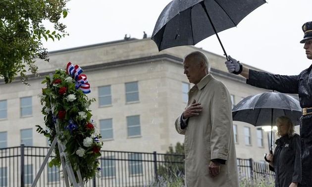 11 Septembre: les États-Unis honorent la mémoire des victimes, 21 ans après