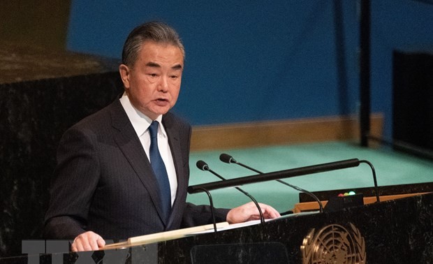 Le MAE chinois prononce un discours au débat général de la 77e session de l’ONU