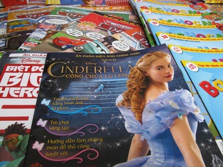 "Ngày hội công chúa" với ấn phẩm nhượng quyền từ Walt Disney cho trẻ em