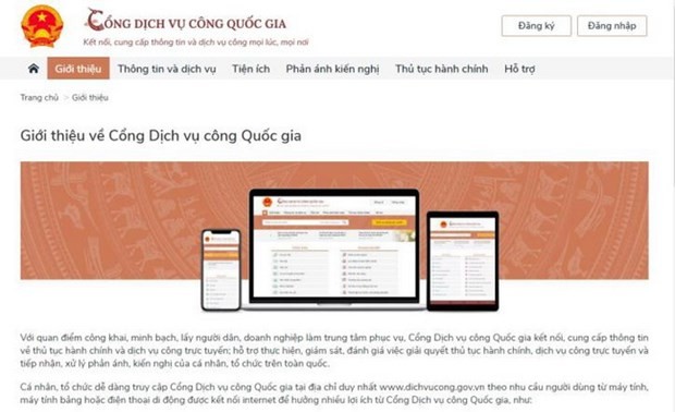 Cung cấp 100% các dịch vụ điện trực tuyến lên Cổng dịch vụ công quốc gia