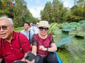 南部ハウザン省のルン・ゴック・ホアン自然保護区