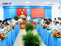 Chủ tịch Quốc hội Trần Thanh Mẫn làm việc với Uỷ ban bầu cử thành phố Cần Thơ