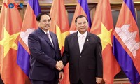 PM Pham Minh Chinh Temui Ketua Majelis Tinggi Kamboja, Say Chhum 